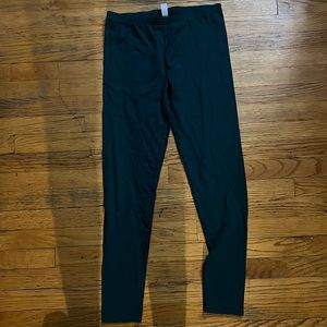 Womens green leggings xl